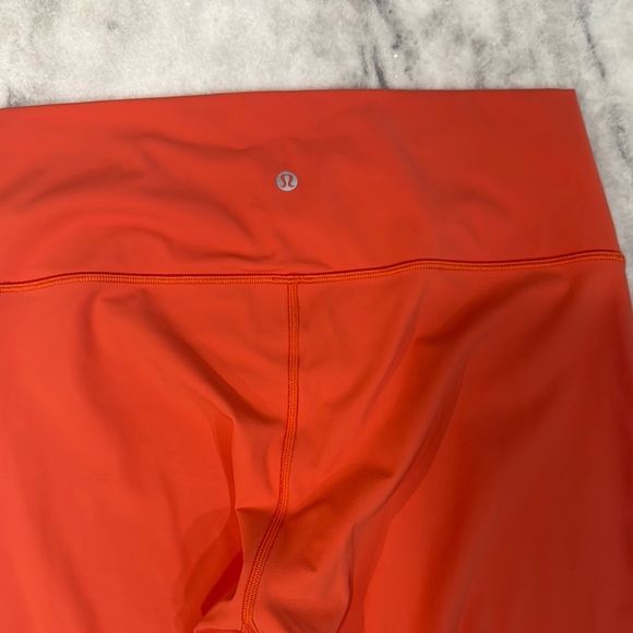 lululemon athletica Pants - Lululemon Athletica Orange Performance Leggings